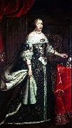 Charles Beaubrun Anne d'Autriche en costume royal oil on canvas